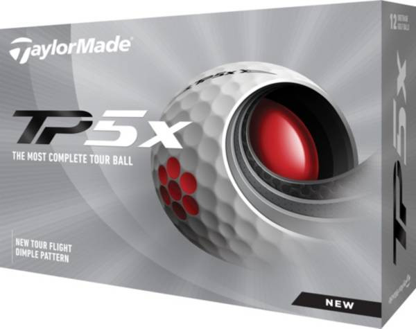 TaylorMade 2021 TP5x Golf Balls | DICK'S Sporting Goods | Dick's Sporting Goods