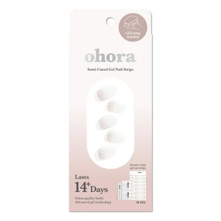 Ohora Semi-Cured Gel Nail Kit Veil 30 Count | Walmart (US)