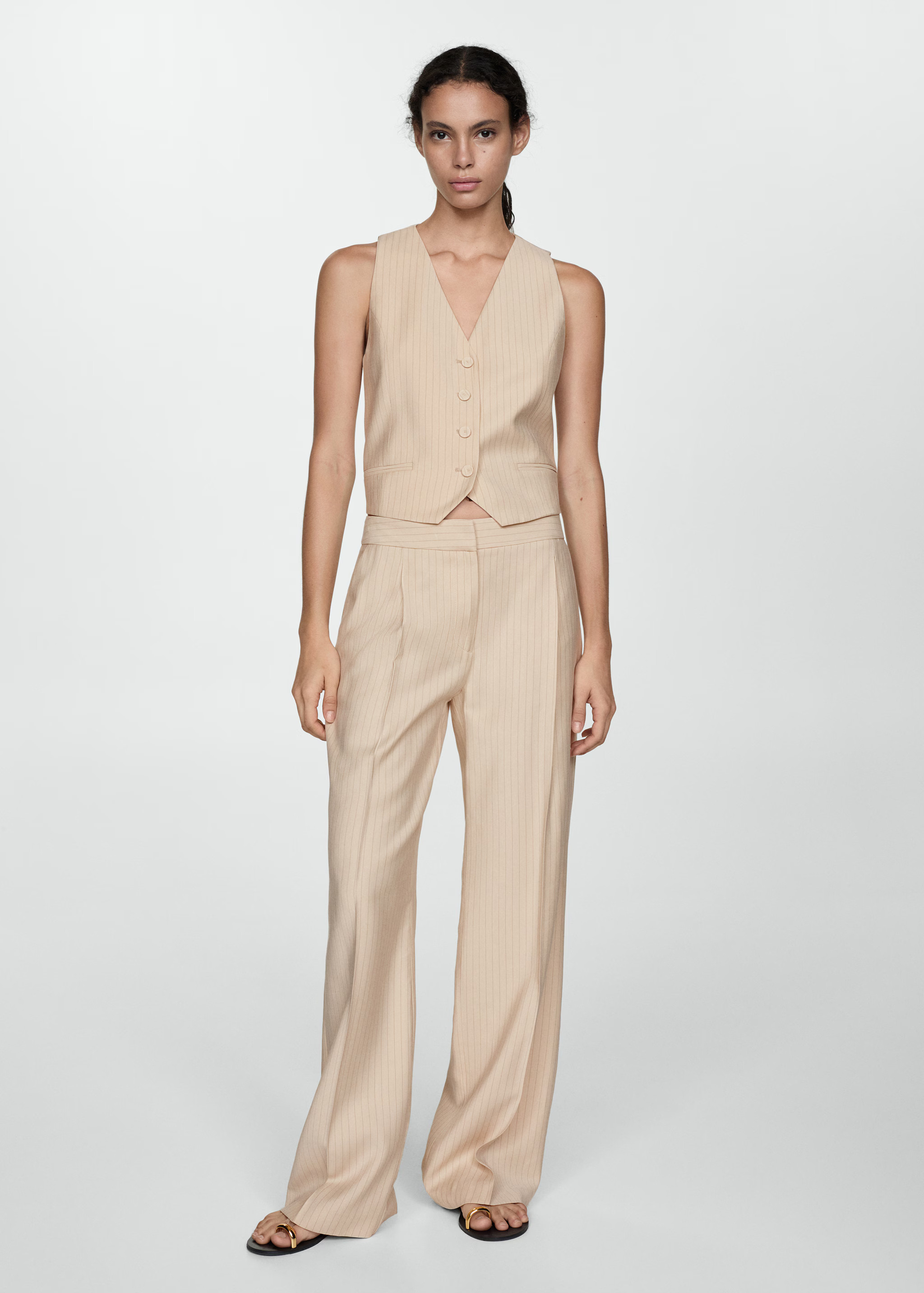 Striped suit pants | MANGO (US)