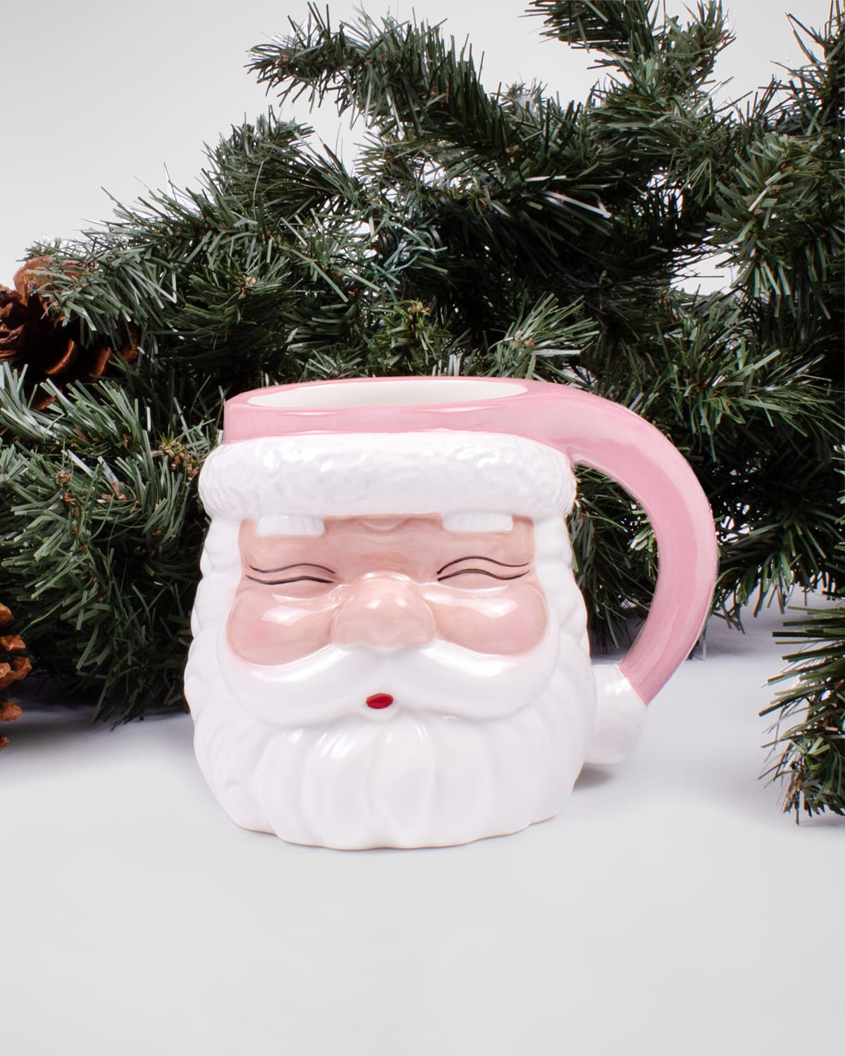 Pink Santa Mug | Neiman Marcus