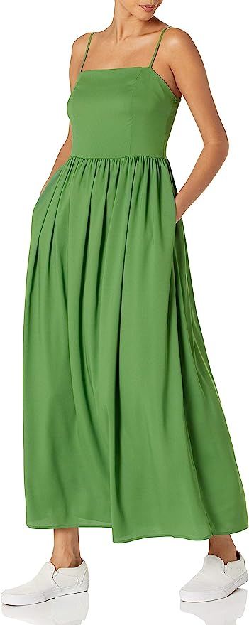 Goodthreads Women's Georgette Smock-Back Cami Maxi Dress | Amazon (US)