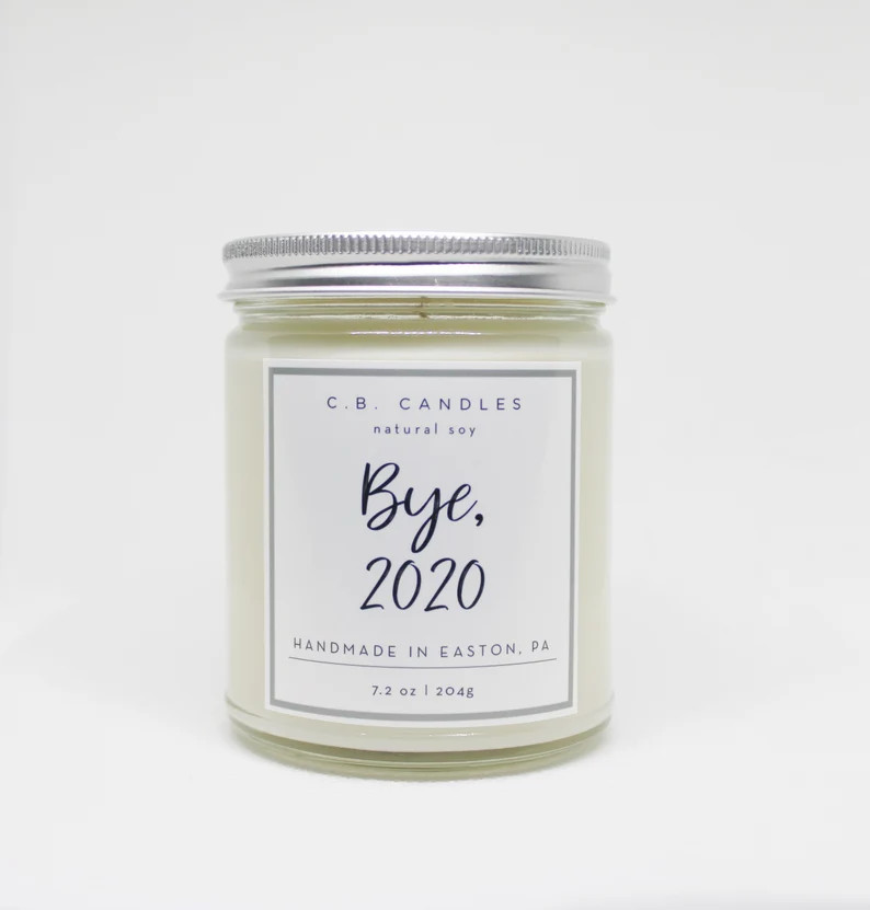 2020 Candle, 100% Soy Candle, Handmade, Christmas/Winter Custom Candle, Essential Oil, Eco-friend... | Etsy (US)