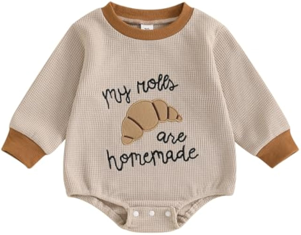 Thanksgiving Baby Girl Boy Outfit Newborn Bubble Romper Fall Winter Infant Long Sleeve Sweatshirt... | Amazon (US)