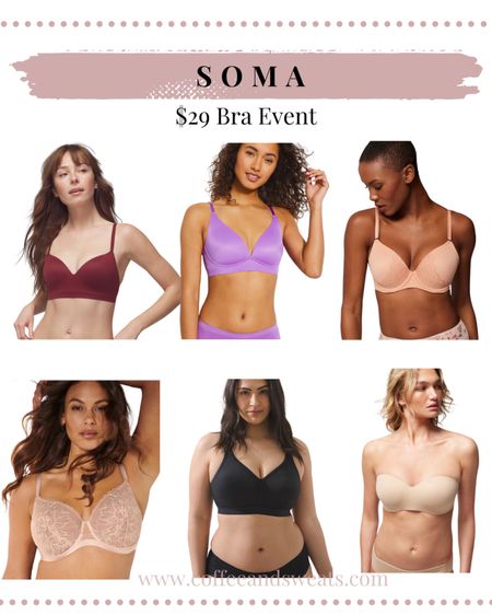 Soma $29 Bra Sale - the best time to stock up! #soma #bras #lingerie 

#LTKMidsize #LTKPlusSize #LTKFindsUnder50