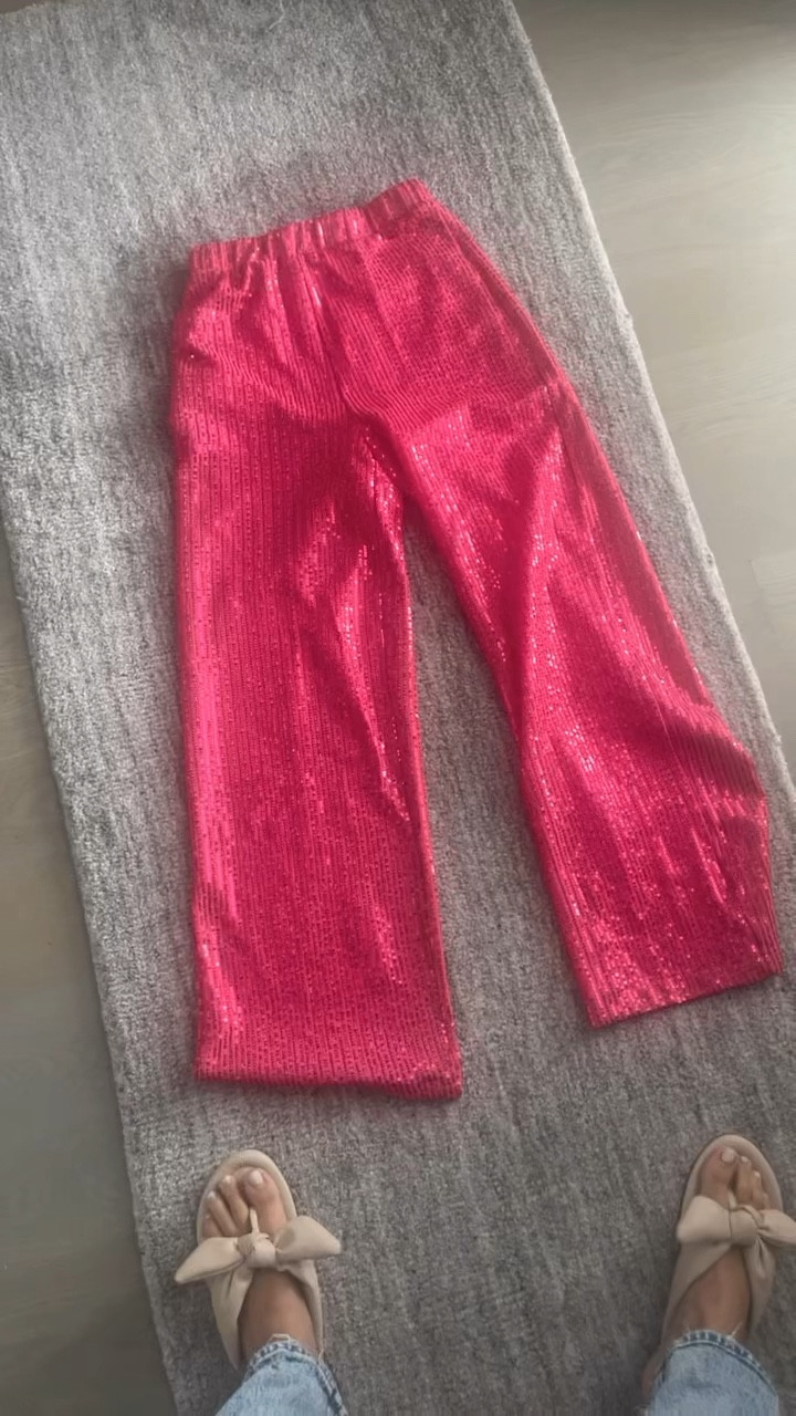 Pink & Sparky = Must Buy! I wore these at my daughters ninth birthday party. We had a disco theme. These are the perfect for any Barbie festivities too! 

#LTKfindsunder50 #LTKHoliday #LTKfitness