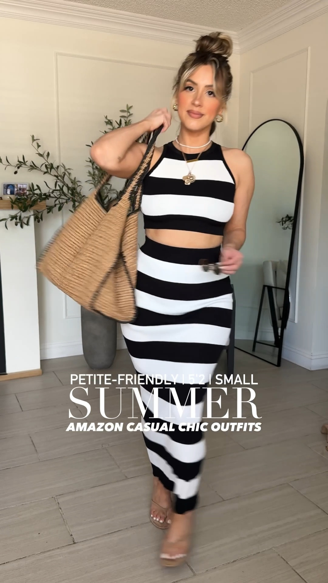 @amazon casual chic summer looks 😍

Look 1: small in set (great stretch)
Look 2: size 28 in Levi's + small in HOTOUCH button up 
Look 3: Green jumpsuit is one size regular length 
Look 4: small in SDENCIN midi dresses
Look 5: small in striped short set 


#LTKStyleTip #LTKFindsUnder50 #LTKPetite