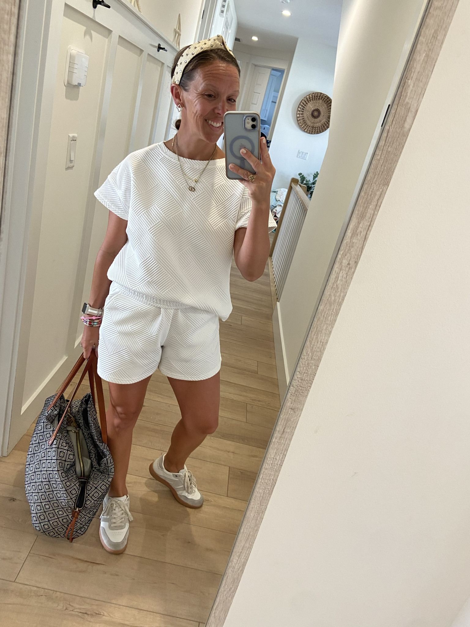 Vacation outfit - I have this set in two colors and I wear it all the time - travel, kids’ games, running errands, and outings with the kids. It’s comfortable and great quality.  


#traveloutfit #shortset #set #quiltedset #amazon #beewatch #designerdupe #lookalike #prime #bubblenecklace #LTKU #LTKOver40  #headband #rattanheadband #LTKTravel #rhinestoneheadband #under15 #budgetfriendly #tennisshoes #summeroutfit #summer 


#LTKStyleTip #LTKFindsUnder50 #LTKSeasonal