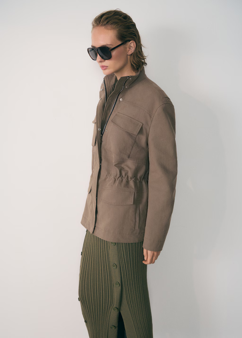 Turtleneck parka with pockets | MANGO (UK)