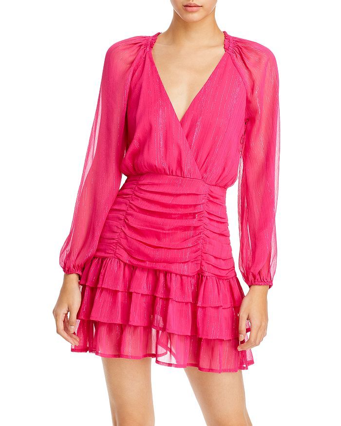 Metallic Threaded Ruffle Skirt Dress - 100% Exclusive | Bloomingdale's (US)