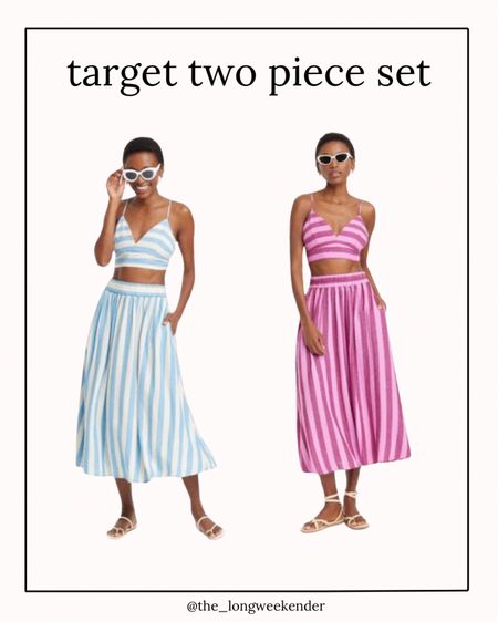 New target two piece set  ✨

Two piece set, target set, vacation outfit 

#LTKFindsUnder50 #LTKStyleTip #LTKTravel