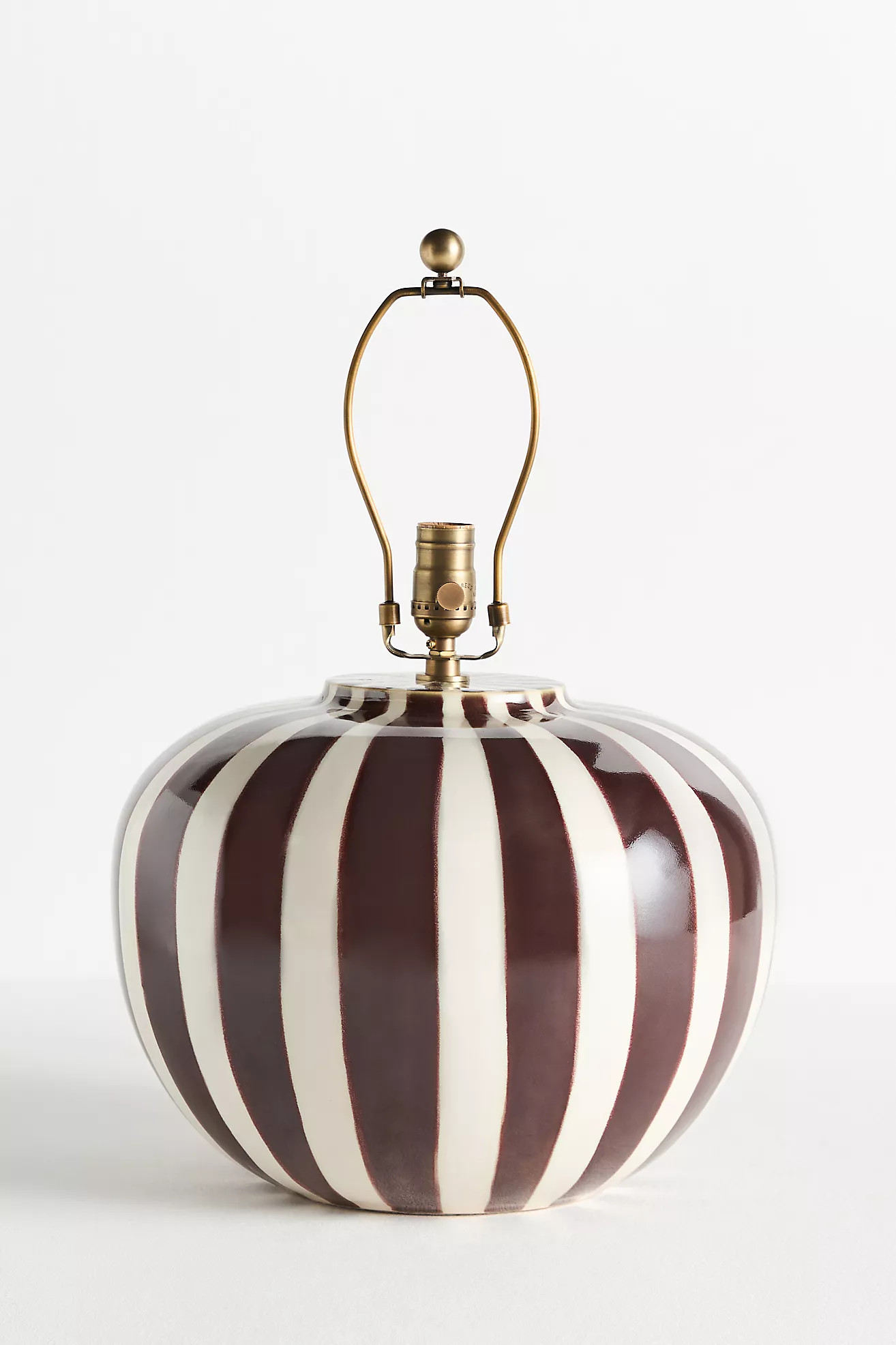 Lys Striped Ceramic Table Lamp Base | Anthropologie (US)