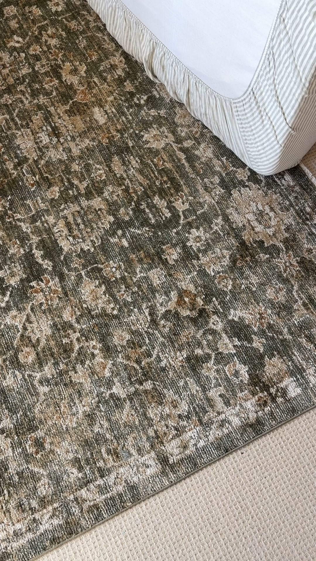 Kate’s new bedroom rug is GOOD!! Especially for the price point! On sale under $200 for 8x10! 

Green rug, floral rug, bedroom, rug, Kids  rug, guestroom, rug, living room, rug, Wayfair, home decor, spring, summer, vintage inspire drug ￼

#LTKHome #LTKSaleAlert #LTKKids