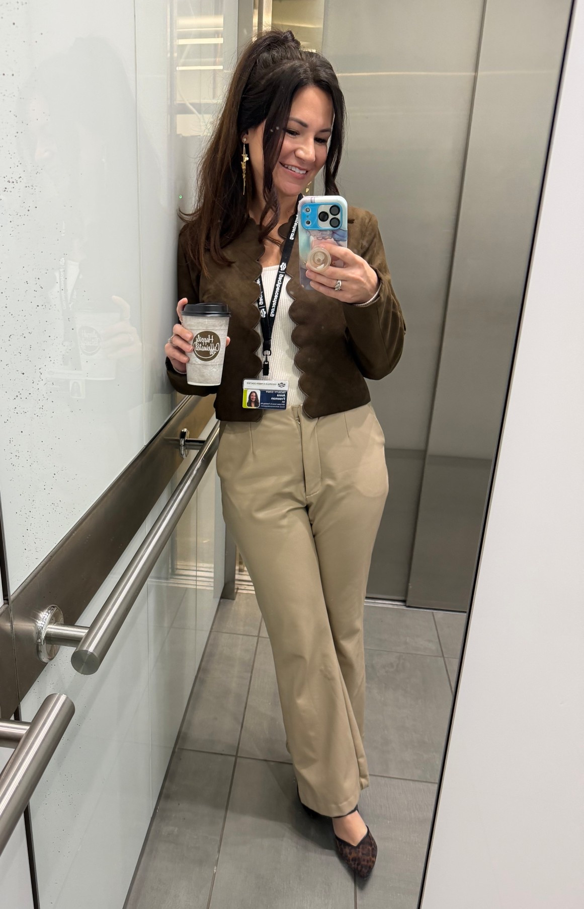 POV: you just learned about 7-point outfits 
Work fit 
Office wear 
Leather pants
Leopard heels
Blazer
Bodysuit 
H&M
Target
Abercrombie 

#LTKootd #LTKWorkwear