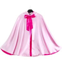 Girls Satin Cape Cloak Valentines Costume Child Silk Capelet Baby Kids Pink Magical Whimsical Fairy  | Etsy (US)
