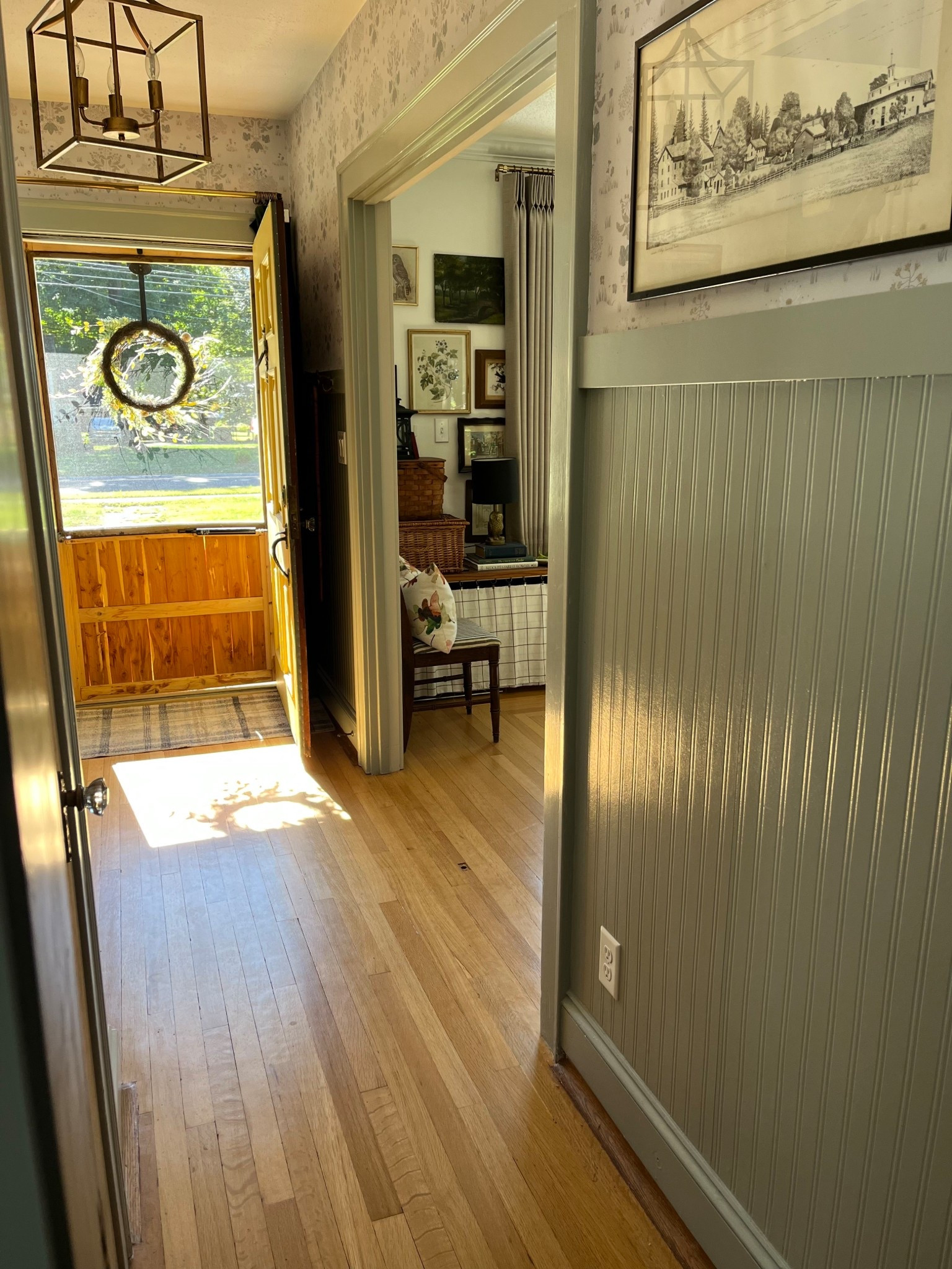 Using  paintable beadboard wallpaper helped us add in so much character to our 1930 Colonial Revival  

#LTKHome