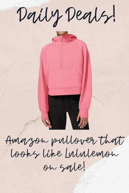 Amazon pullover, amazon half zipper pullover sweatshirt, lululemon dupe, workout pullover, amazon fashion, amazon activewear 

#LTKfit #LTKsalealert #LTKunder50