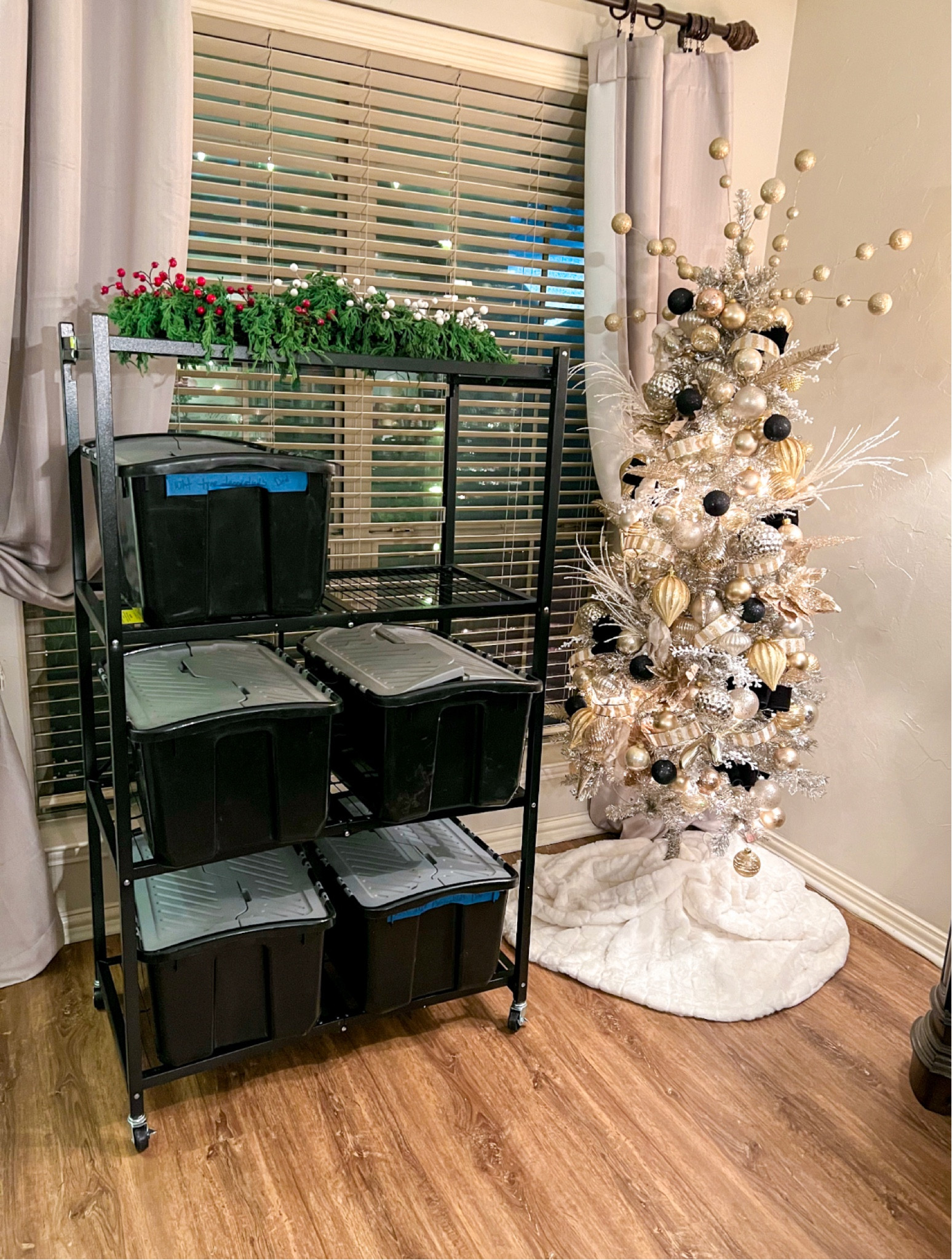 The handiest shelving!   We load these up with all of our Christmas decorations and take to our garage.  Perfect for extra shelves in the laundry room, attic, garage, bedroom, etc.  And they fold away for easy storage when you don’t need them.  On sale now at @hsn. #hsninfluencer #ad

#LTKhome #LTKsalealert #LTKSeasonal