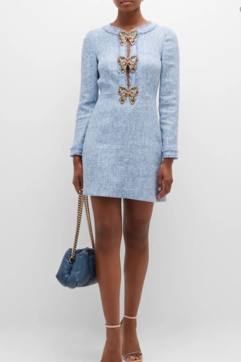 Adore this Saloni Camille Bows Short Tweed Dress from Neiman Marcus! Perfect for the holidays coming up! 

Style • bows • holidays • party • tweed dress • Chanel look • Neimans • winter style • NYE looks • bridal style • Christmas style • holiday party • winter looks • party outfits • party dress • winter looks • designer outfit • splurge • rhinestone • sparkles • glitz • glam • pretty • blue • silver • gold • Grandmillenial style • classic • sophisticated • formal 

#LTKHoliday #LTKstyletip #LTKSeasonal