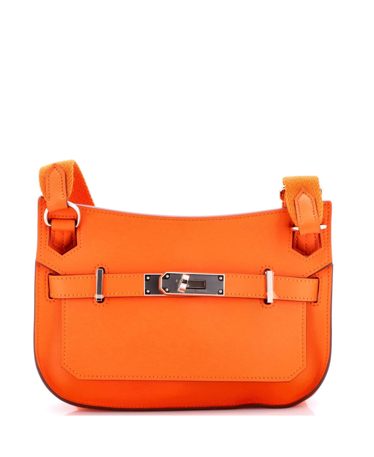Pre-Owned HERMES Mini Jypsiere Bag Swift - Orange | Macy's