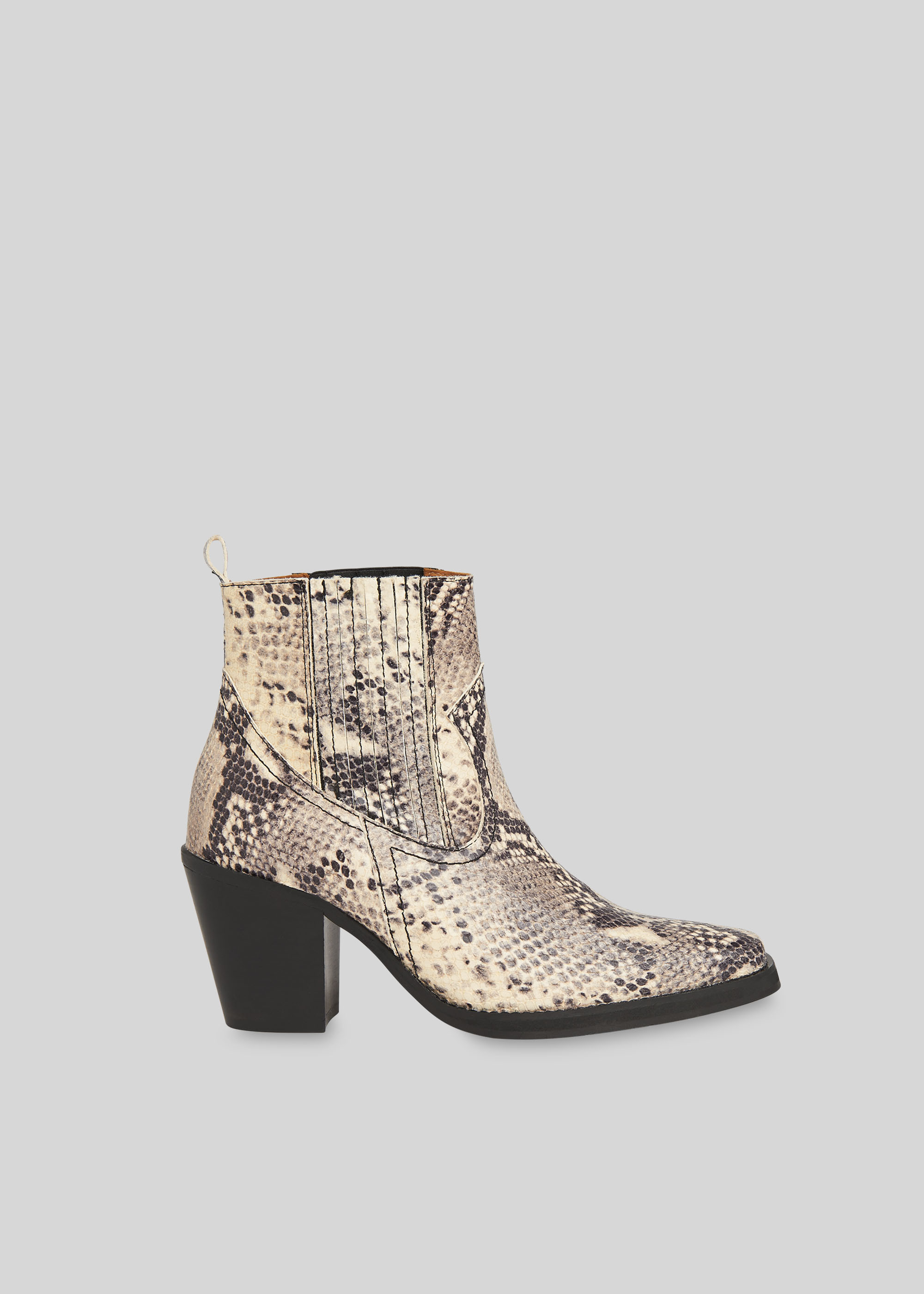Whistles Women's Allington Snake Western Boot | Whistles