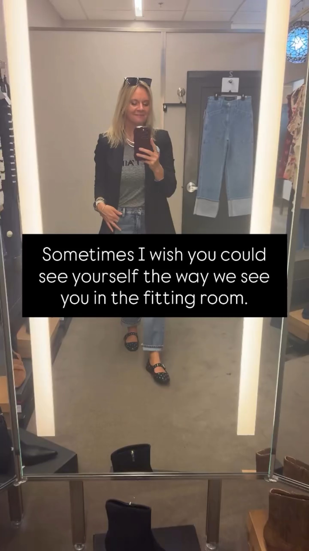 The way your face softens when something finally fits.
The way you stand taller when you realize it looks good.
The way you light up when you say,
“Wait… is that really me?”

We see that version of you every single day — confident, capable, beautiful.
Sometimes you just need the right pieces to help you see her too. 🤍

If you’re ready for that moment, we’d love to style you.
✨ Link in bio to work with us.

#PersonalStylist #EffortlessStyle #WomenOver40 #FittingRoomMagic #confidenceinclothes