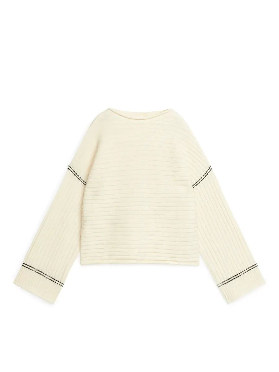 Rib-Knitted Wool Jumper | ARKET