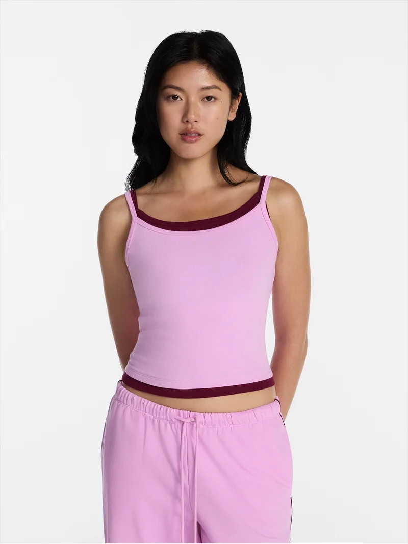 No Boundaries Sleepwear Double Cami, Women\u2019s and Women\u2019s Plus XXS-3X | Walmart (US)