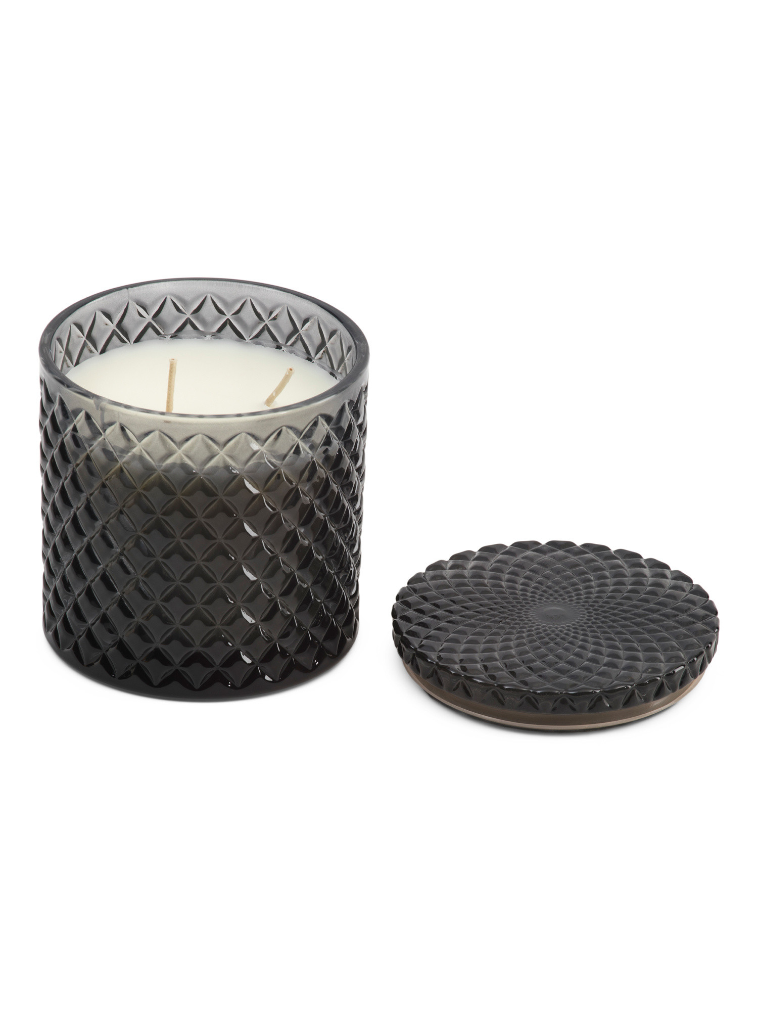 14.5oz Molded Teakwood Candle | Marshalls