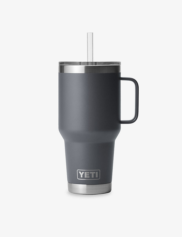 Rambler 35 0z stainless-steel straw mug 994ml | Selfridges
