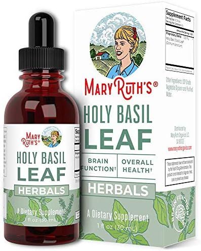 Holy Basil Leaf by MaryRuth's | Adaptogenic Herb with Antioxidant Activity That Supports Cognitiv... | Amazon (US)