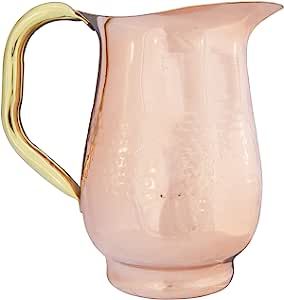 Creative Co-Op 42 oz. Hammered Stainless Steel Pitcher, Copper | Amazon (US)