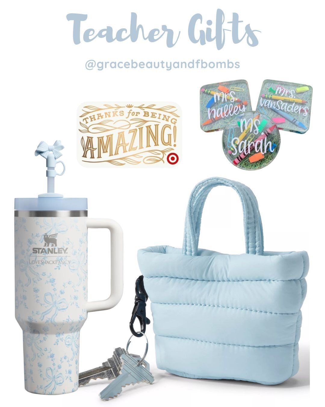 Teacher gifts
# teacheraapreciation # teachergifts 

#LTKGiftGuide #LTKHoliday #LTKSeasonal