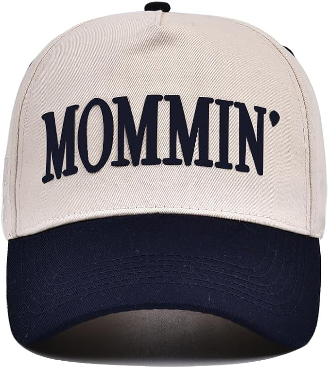 Women Men Baseball Cap Mommin Letter Embroidery Adjustable Hat Y2k Fashion Going Out Sun Hats | Amazon (US)