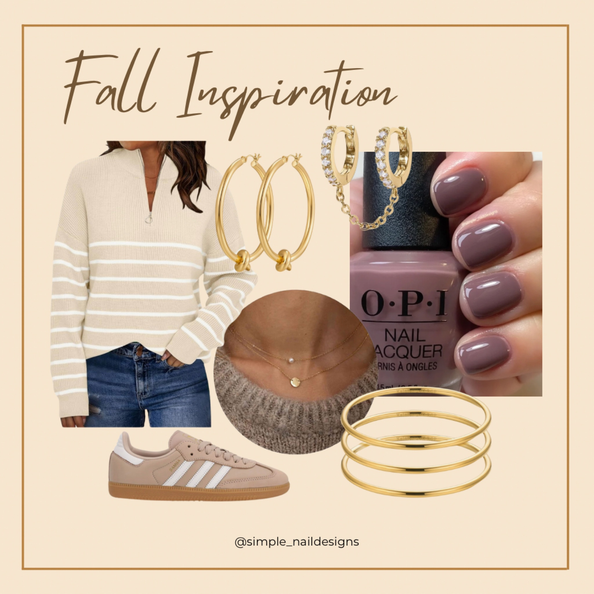 Brown | Taupe Nails 

*Heart this post and be notified of price drops | then shop from your Favorites*

#opinails #brownnails #taupenails #fall #fallnails #opibrown #adidas #adidassamba #cuteshoes #cutesandals #womenshoes #amazon #amazonfinds #regularnailpolish #falloutfit #womencasualoutfit #womenoutfit #amazonjewelry #amazonjewlery #affordablejewlery

#LTKSeasonal #LTKStyleTip #LTKBeauty