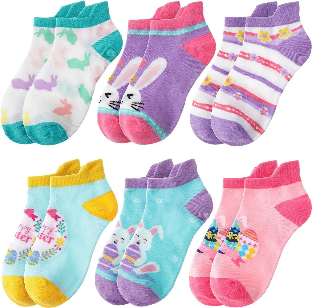 Anlisim Kids Girls Toddler Unicorn Socks Ankle No Show Socks Fashion Novelty Cotton Silly Socks 6... | Amazon (US)