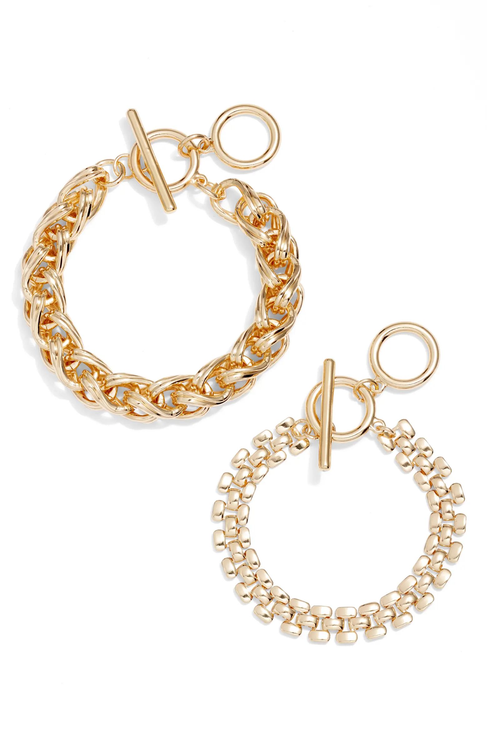 Set of 2 Link Bracelets | Nordstrom