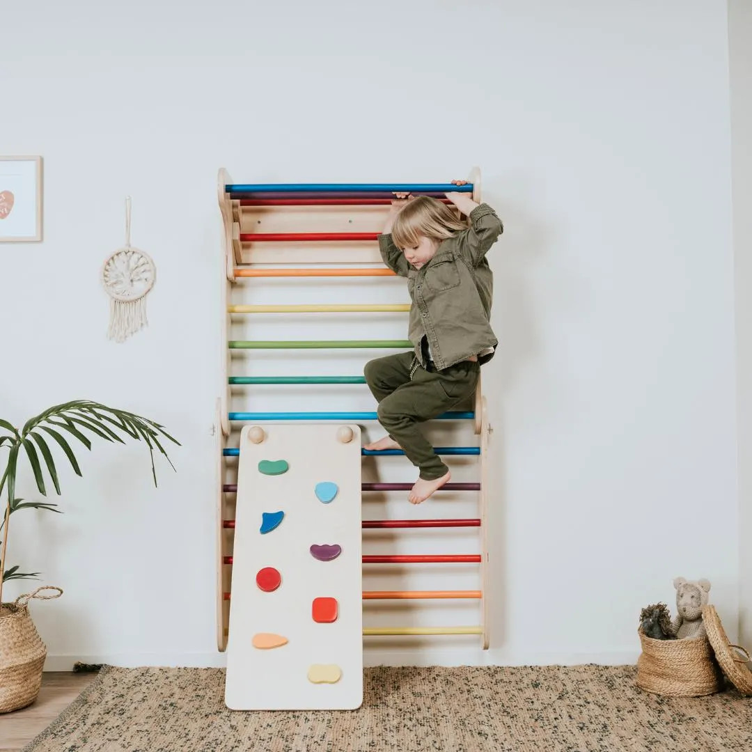Climbing Triangle and Climbing Wall 2in1 (+choose Set With Ramp), Montessori Climber - Etsy | Etsy (US)