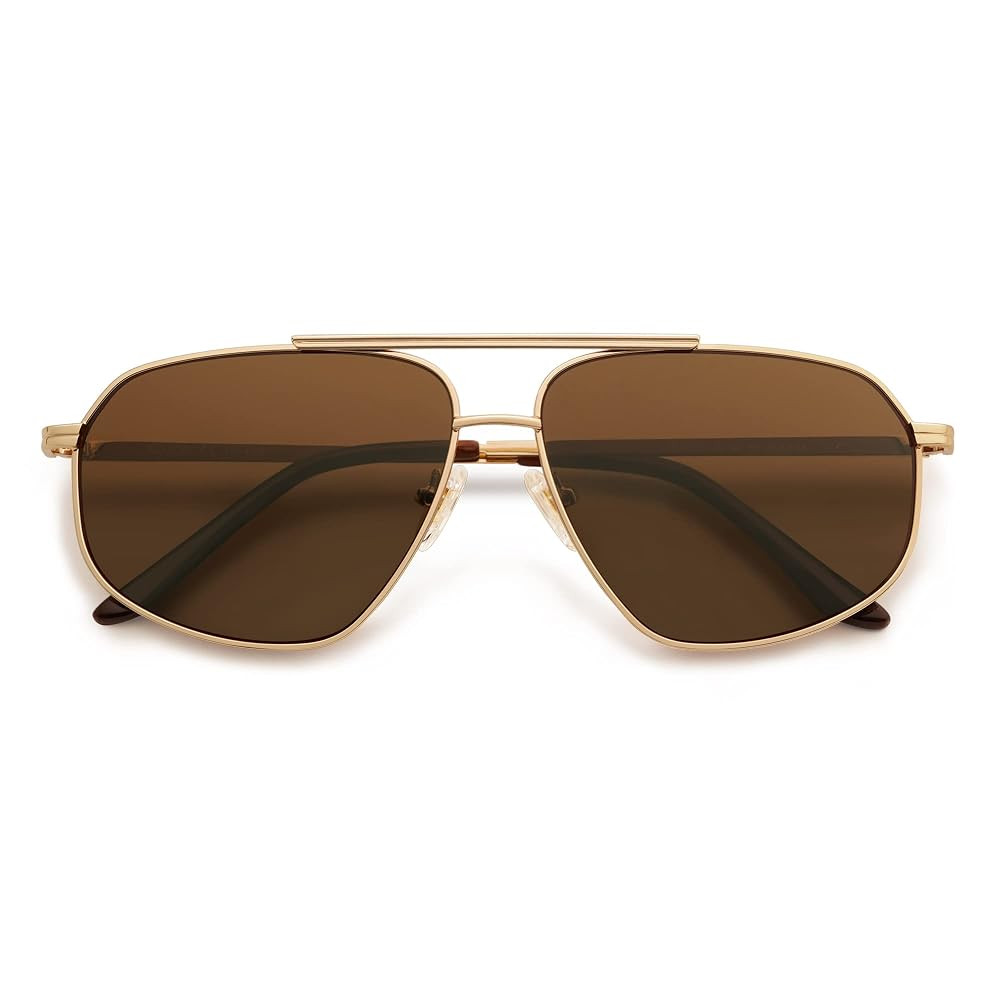 SOJOS Retro Hexagon Aviator Sunglasses for Women Men Trendy Vintage UV400 Protection Shades SJ120... | Amazon (US)