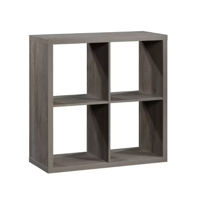 29.921"4 Cube Organizer Mystic Oak - Sauder: Home Office Cubby Bookcase, MDF Construction | Target