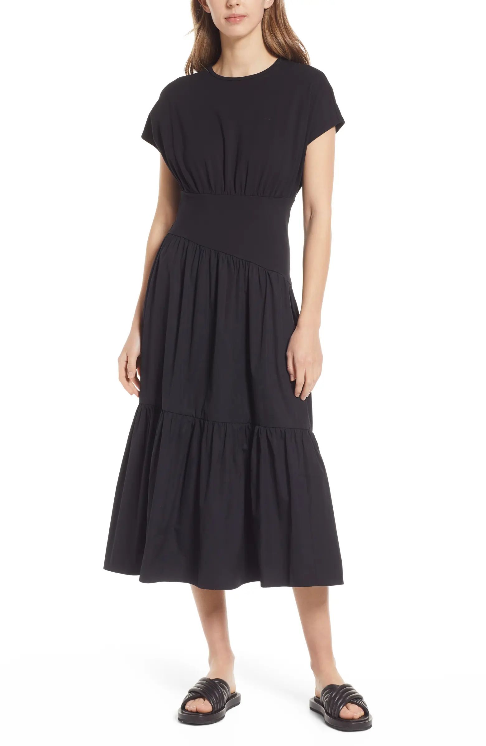 Short Sleeve Tiered Dress | Nordstrom