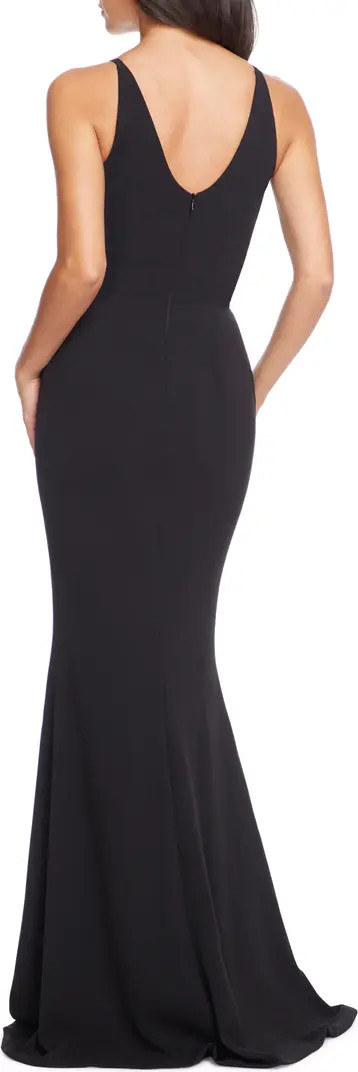 Jordan Ruched Side Slit Gown | Nordstrom