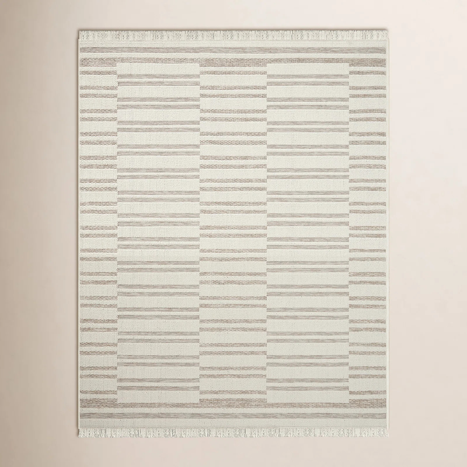 Malibu Brown/Beige Indoor / Outdoor Area Rug | Joss & Main