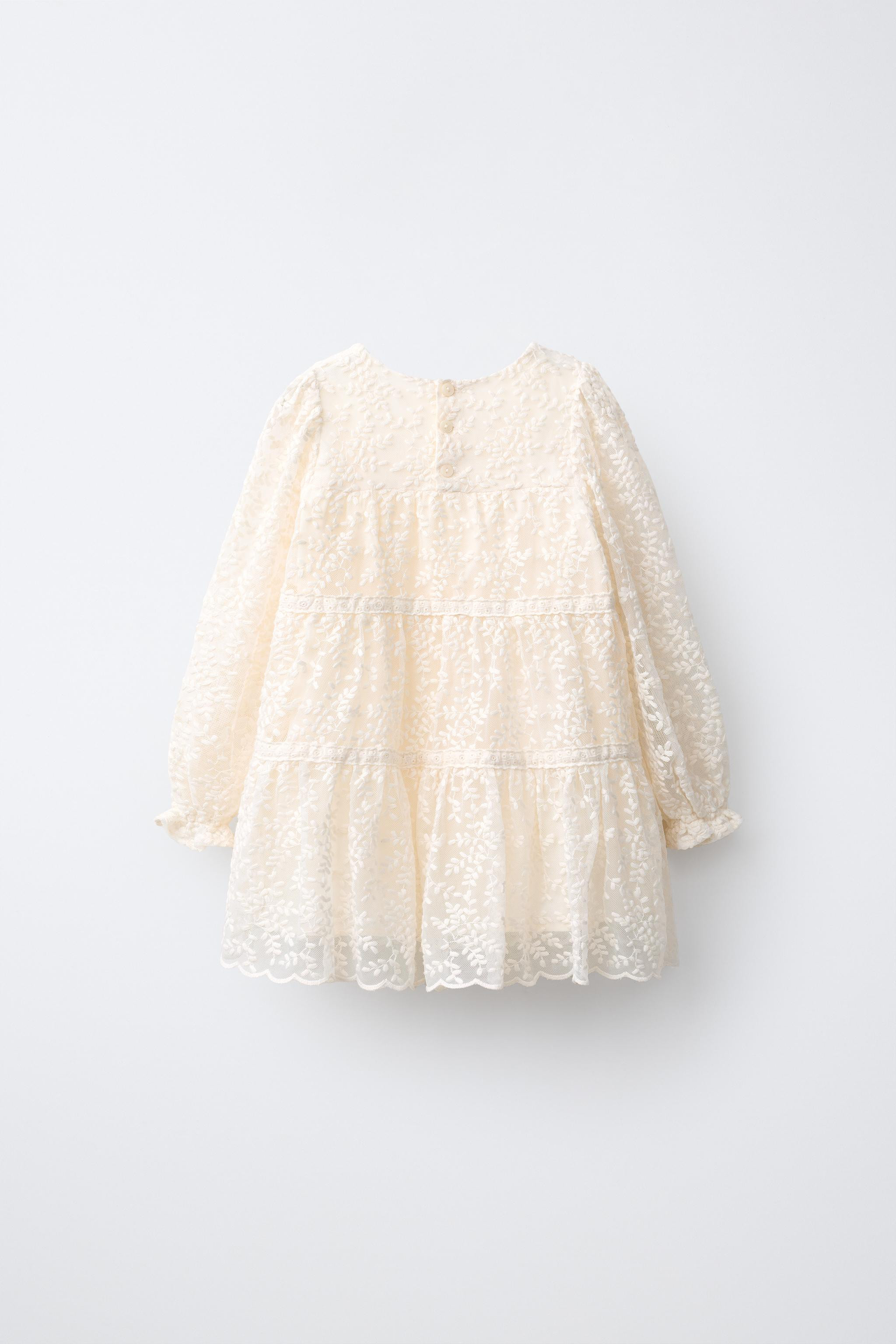 LACE PANEL DRESS | Zara US