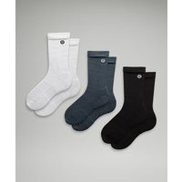 Daily Stride Ribbed Comfort Crew Socks 3 Pack | Lululemon (US)