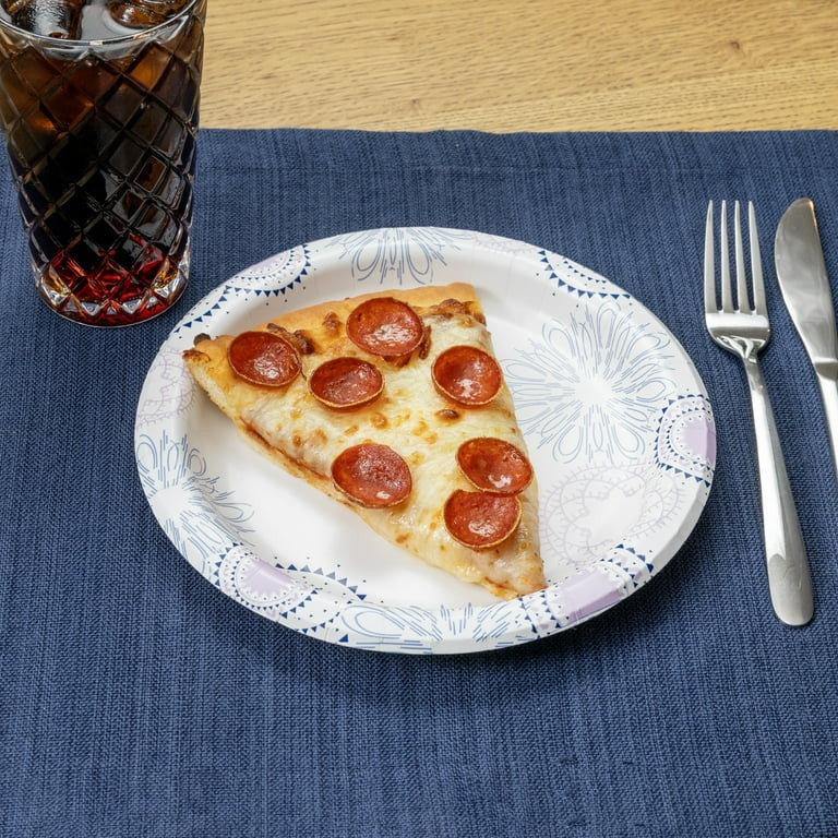 Great Value Disposable Paper Plates, 8.5", 100 Count | Walmart (US)