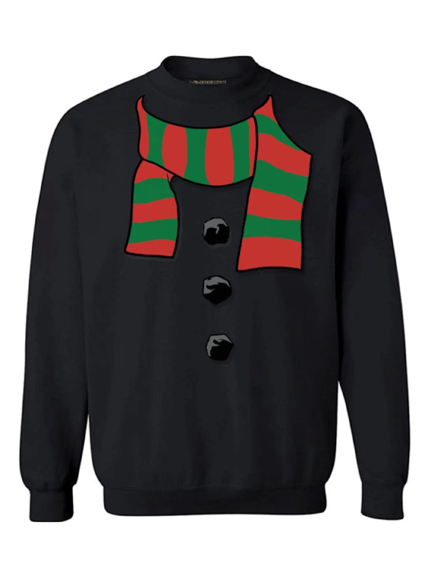 Awkward Styles Snowman Scarf Christmas Sweatshirt for Men for Women Holiday Sweater Snowman Scarf... | Walmart (US)