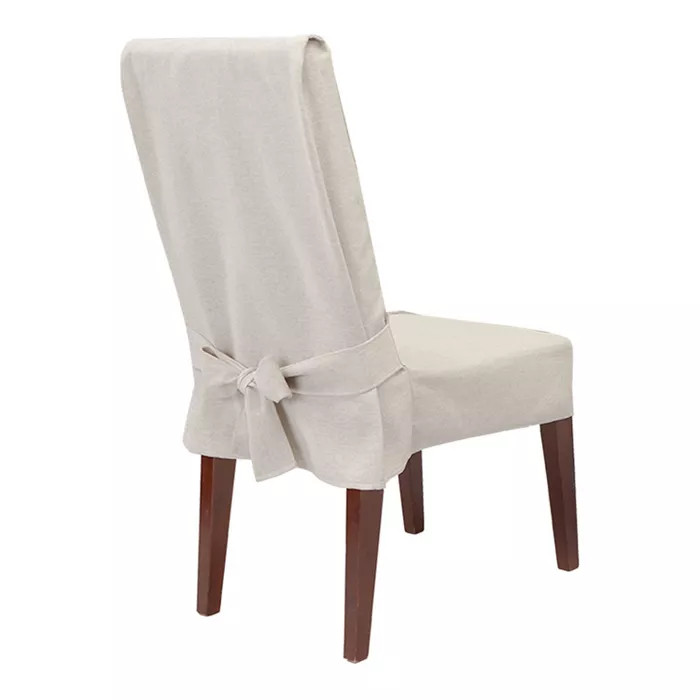 Farmhouse Basketweave Dining Room Chair Slipcover | Target