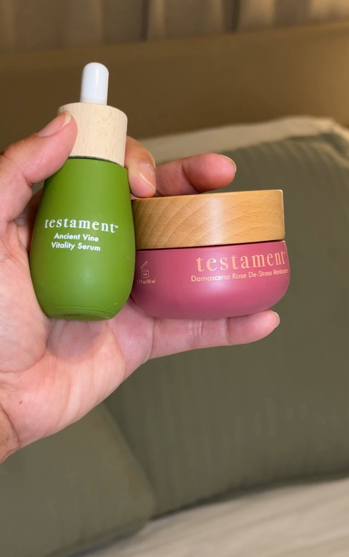 Radiance made simple ✨ Just two steps to glow: Ancient Vine Vitality Serum + Damascena Rose De-Stress Moisturizer.
Hydrate. Calm. Brighten. 100% natural, clinically effective, and made for real life. 🌿

#TestamentBeauty #LTKBeauty #RadiantSkin #CleanBeauty #Over40Beauty #Ad


#LTKOver40