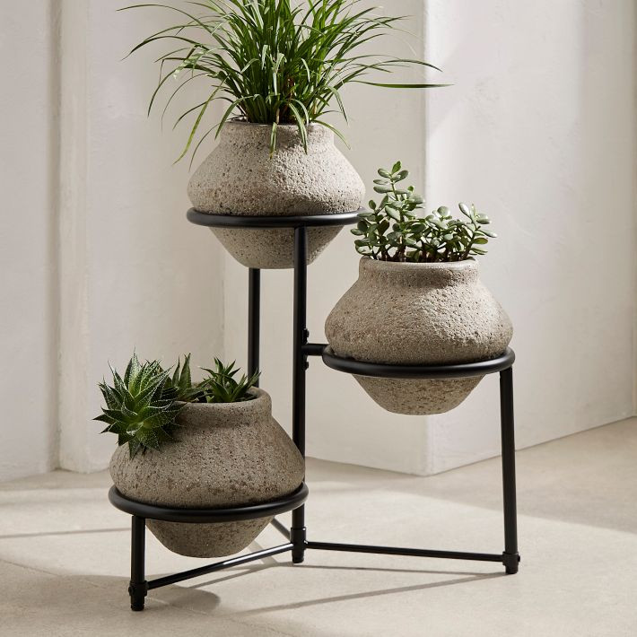 Venti Geo 3-Tier Planter | West Elm (US)
