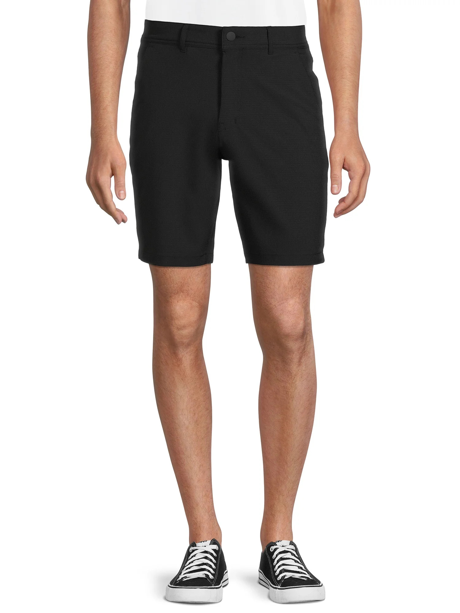 George Men's and Big Men's Synthetic Flat Front Shorts, 9" Inseam | Walmart (US)